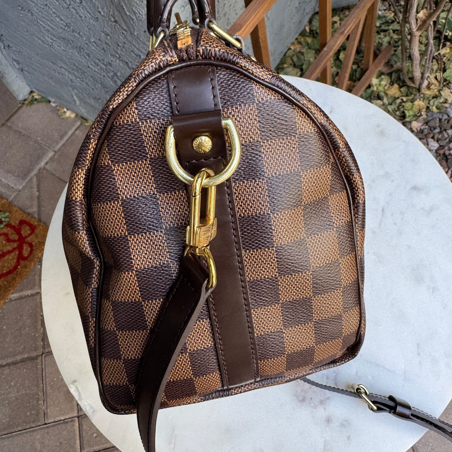 Louis Vuitton Damier Ebene Speedy Bandoulière 25