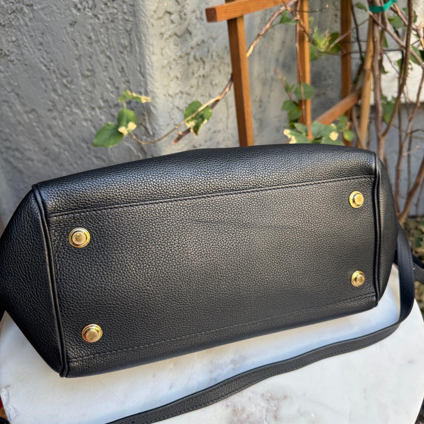 Louis Vuitton Milla MM Leather Tote