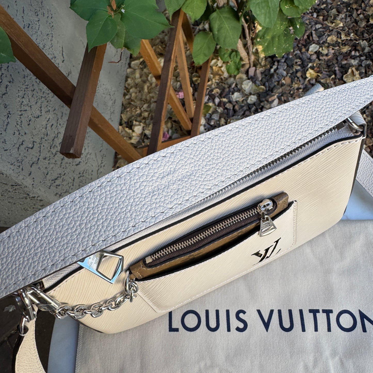 Louis Vuitton Quartz Epi Leather Marelle Crossbody