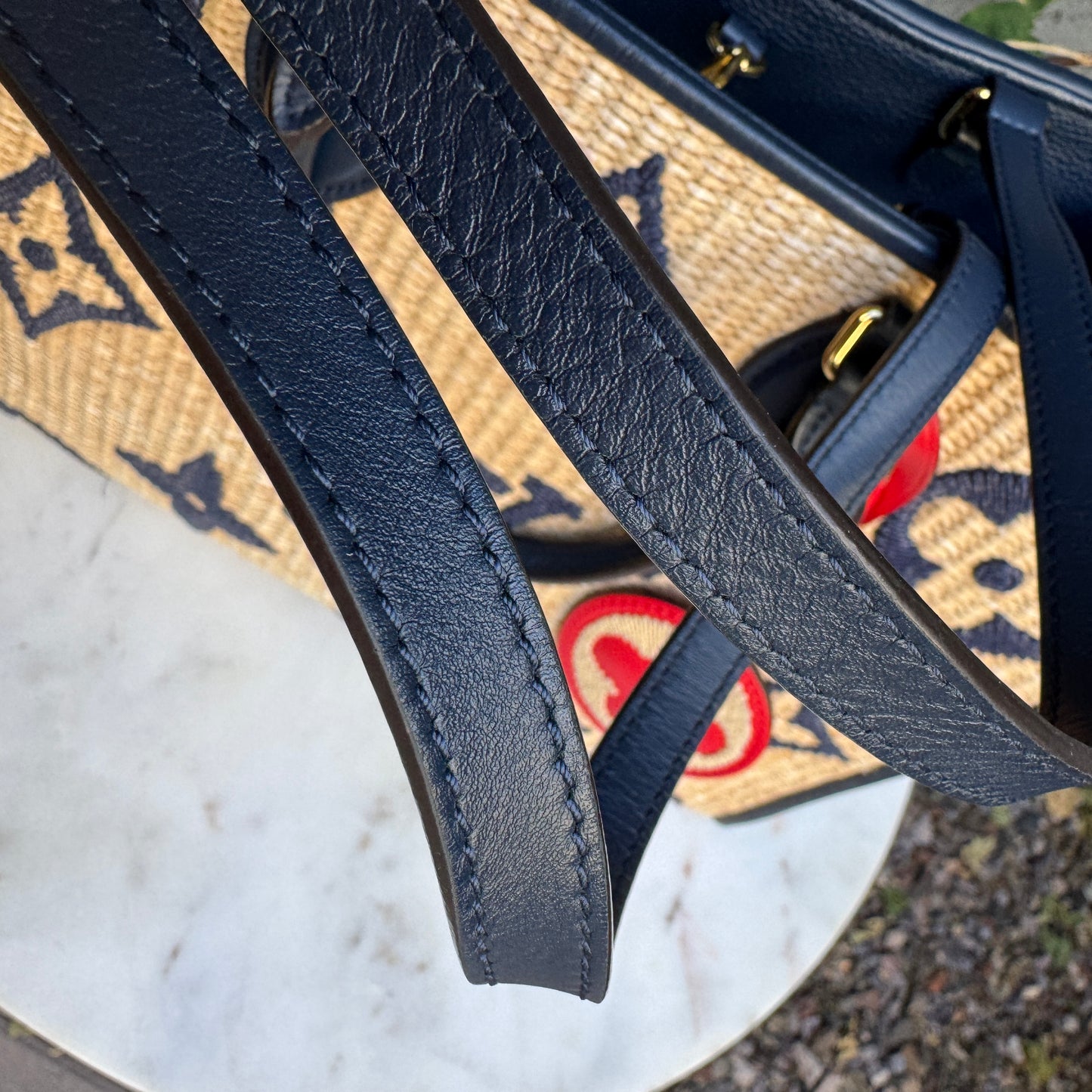 Louis Vuitton Monogram Giant Raffia OnTheGo MM