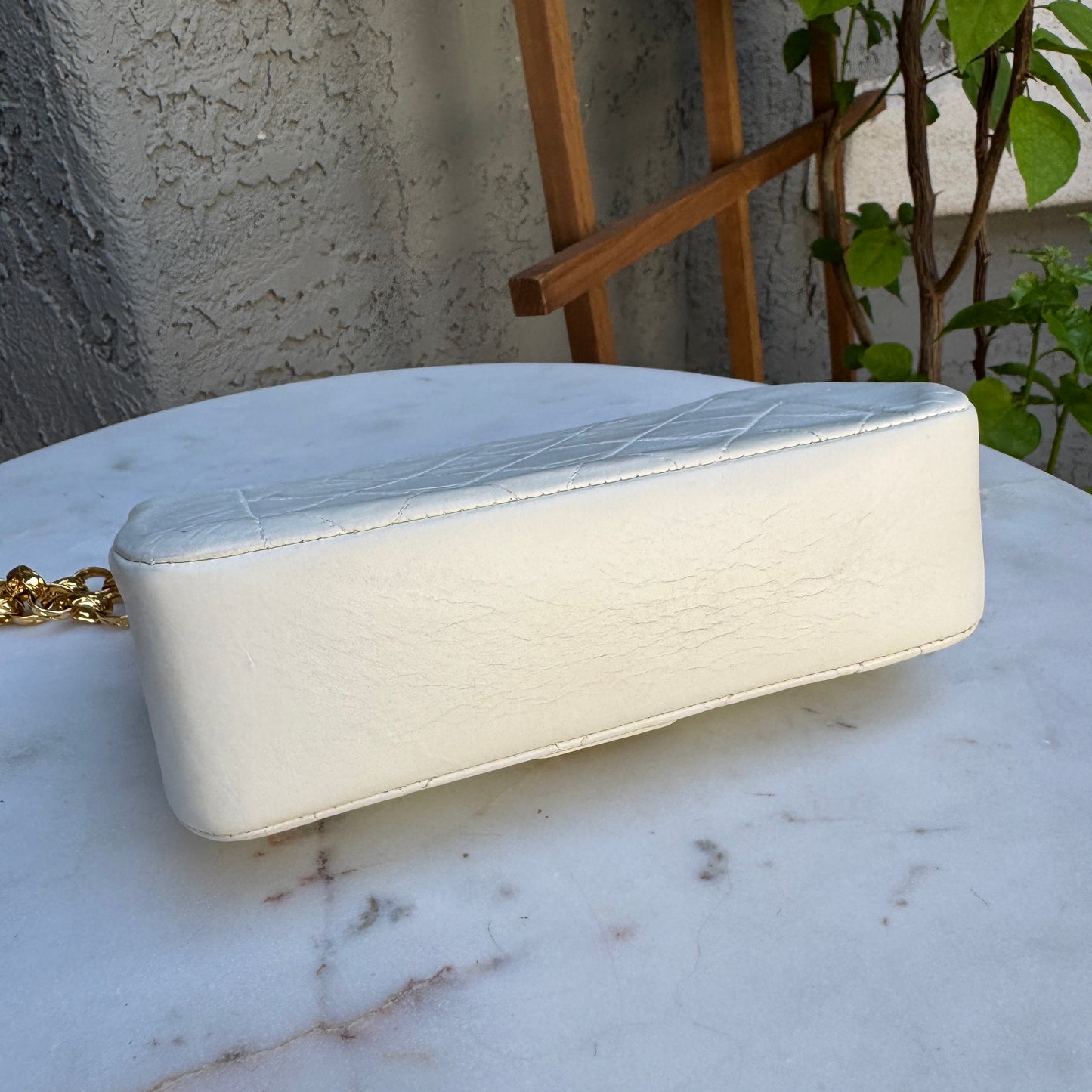 Chanel Diana Vintage Quilted Lambskin Small Single Flap Shoulder Bag