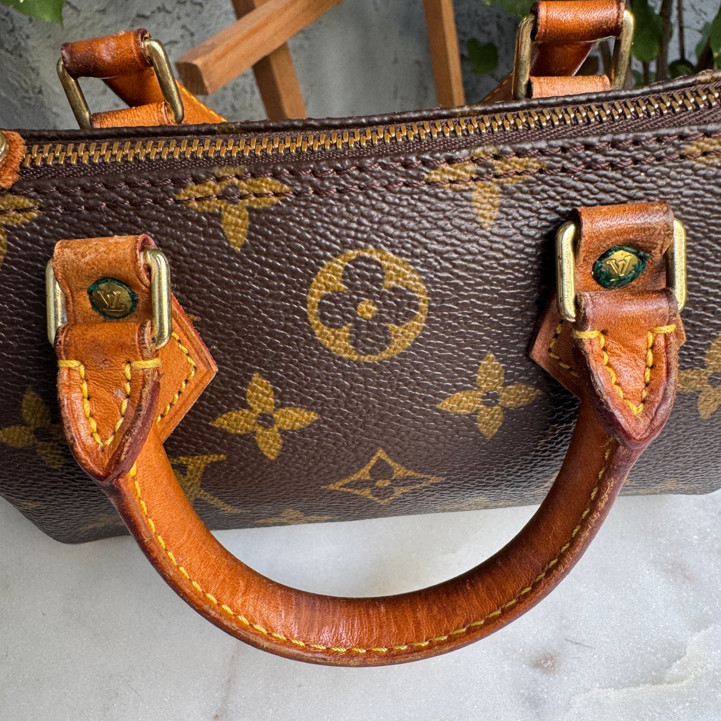 Louis Vuitton Vintage Monogram Mini HL Speedy