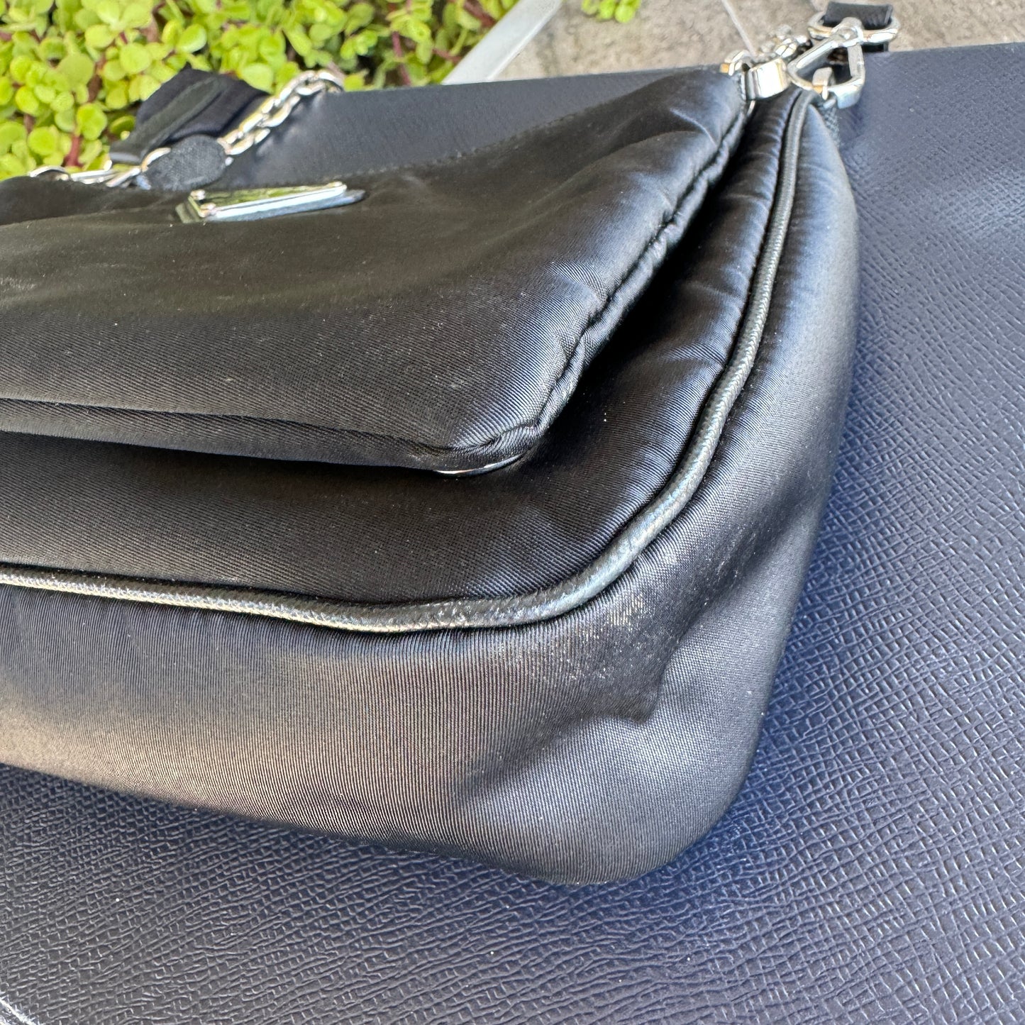 Prada Tessuto Re-Edition 2000 Nylon Double Zip Crossbody