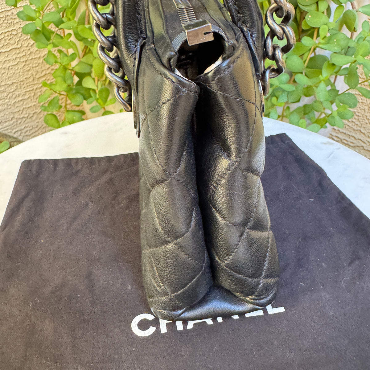 Chanel Quilted Leather Small Boy Tote