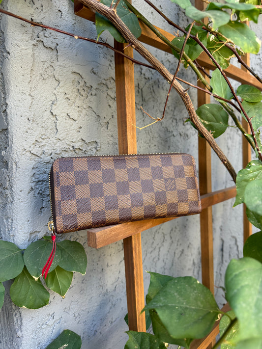 Louis Vuitton Damier Ebene Clémence Wallet