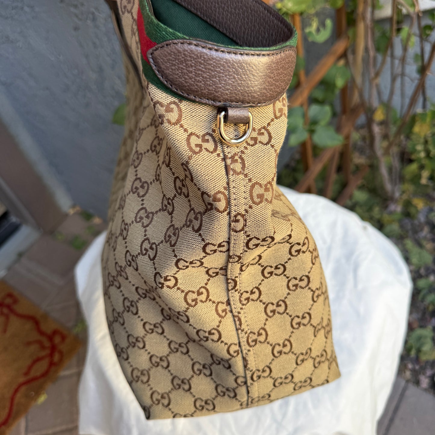 Gucci Giglio Large Monogram Hobo Tote