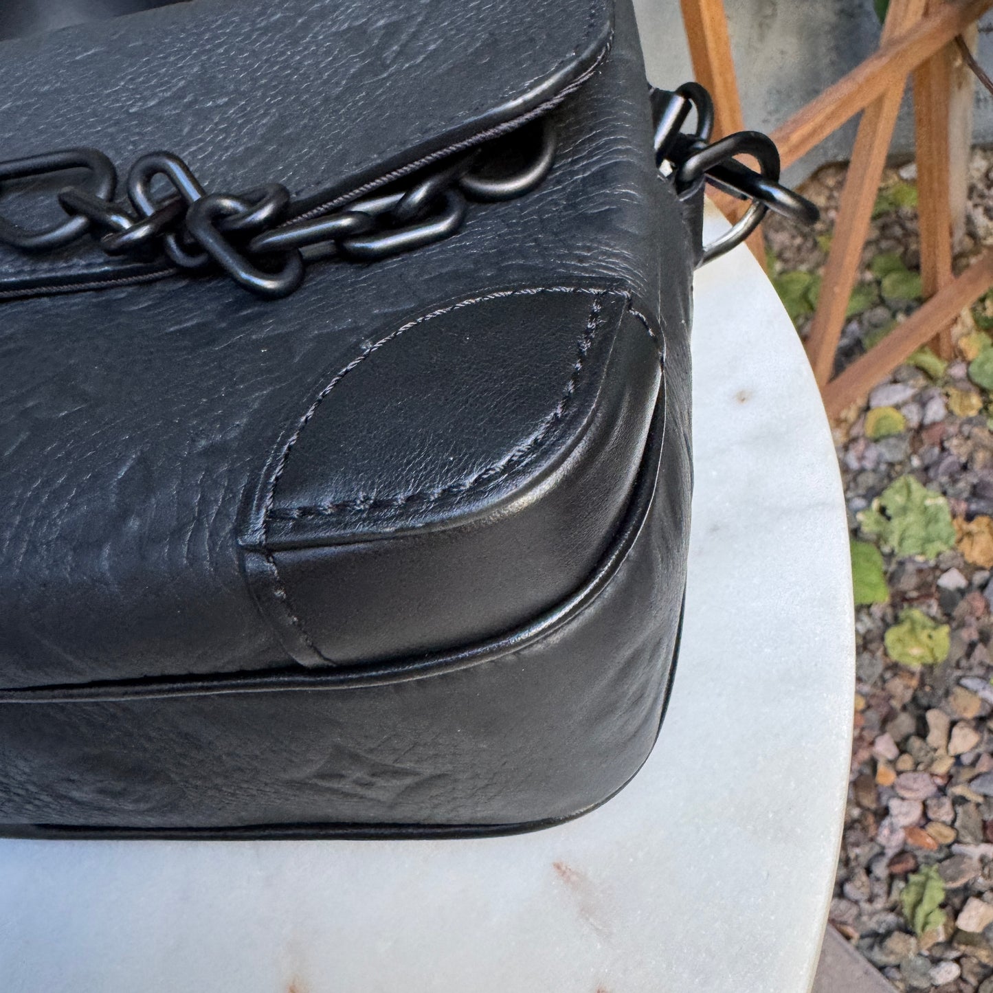 Louis Vuitton Monogram Taurillon Leather Steamer Messenger Crossbody