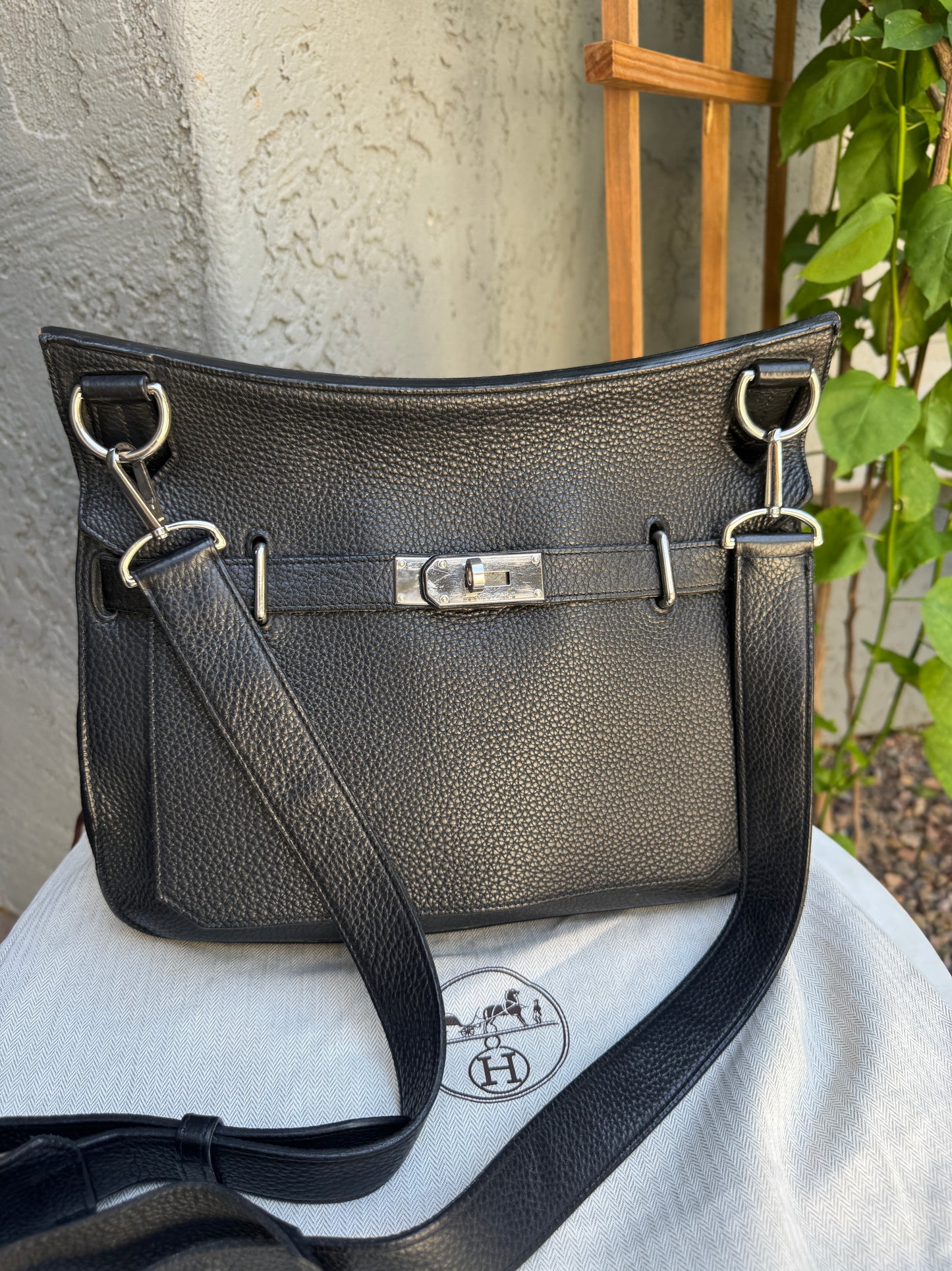 Hermès Togo Leather Jypsiere 34