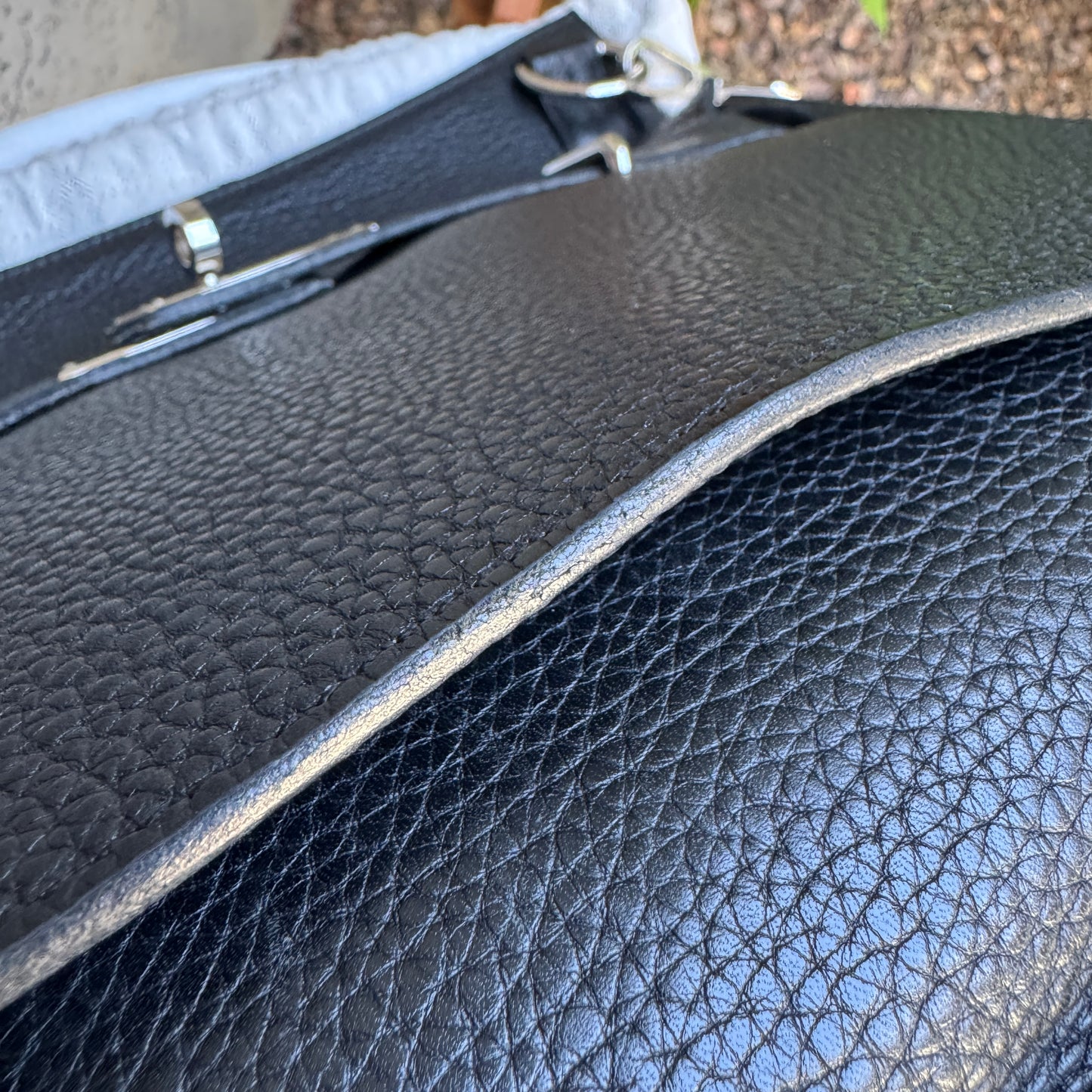 Hermès Togo Leather Jypsiere 34