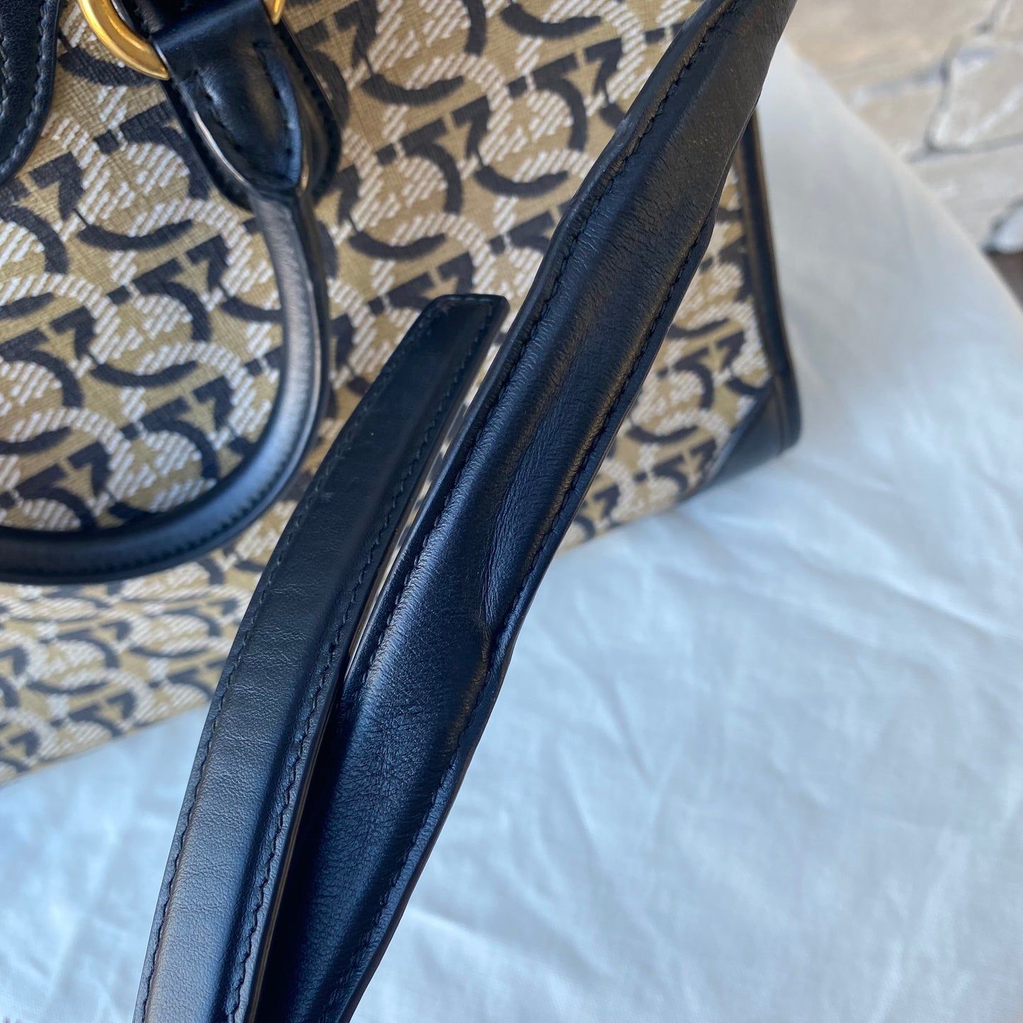Salvatore Ferragamo Interlocking Gancini Satchel