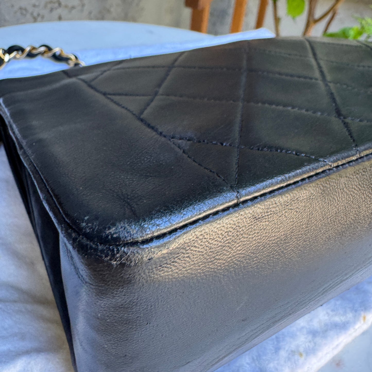 Chanel Diana Vintage Quilted Lambskin Medium Single Flap Bag
