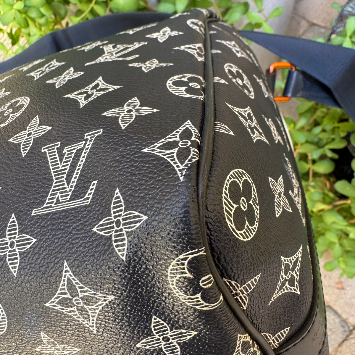 Louis Vuitton Monogram Ink Upside Down Speedy Bandouliere 40