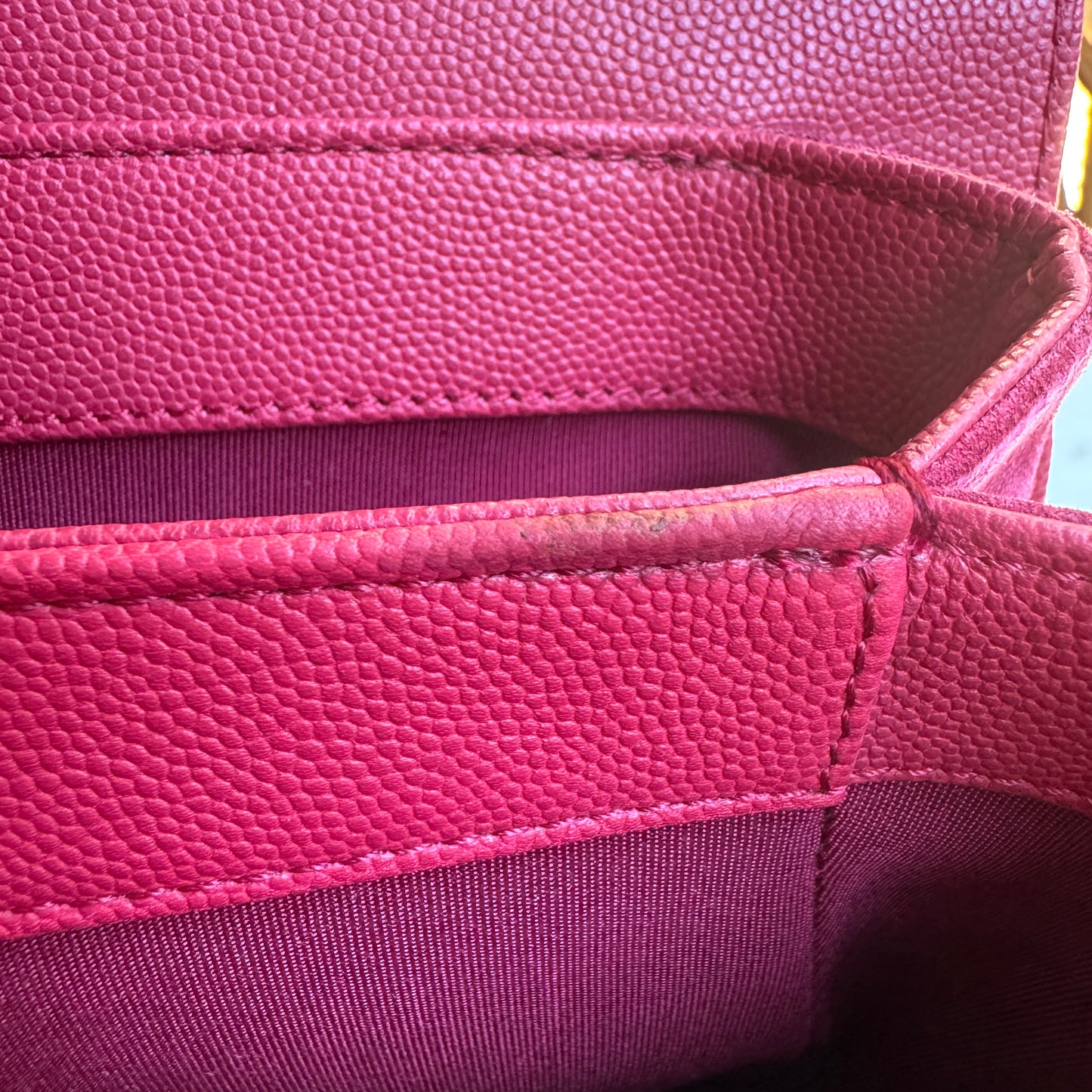 Chanel Lady Coco Caviar & Suede Leather WOC Crossbody