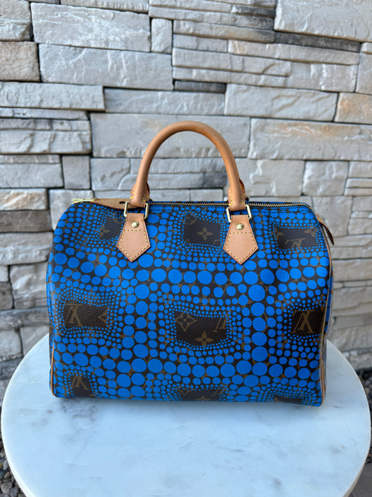 Louis Vuitton Monogram Kusama Town Speedy 30