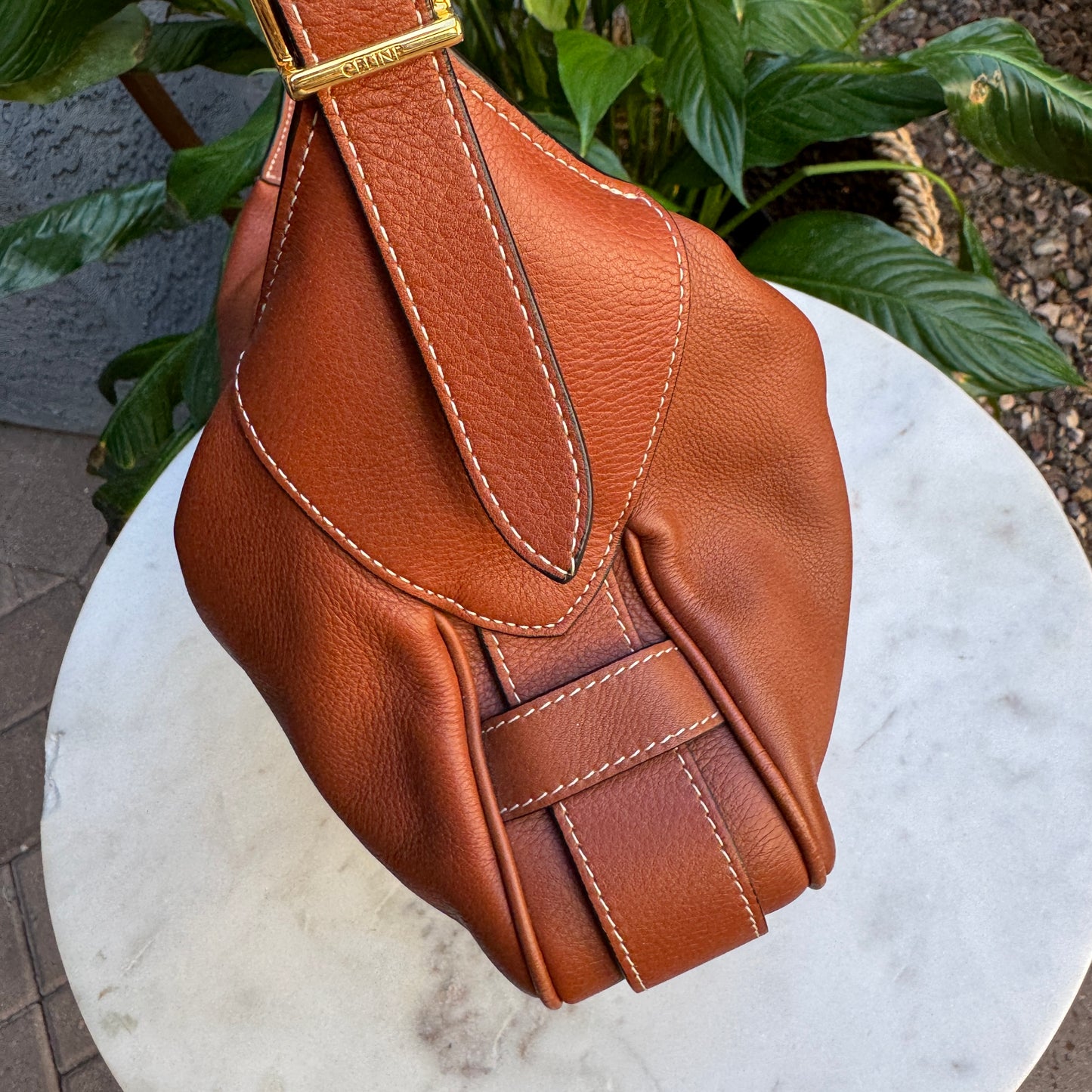 Celine Supple Calfskin Medium Romy Shoulder Bag