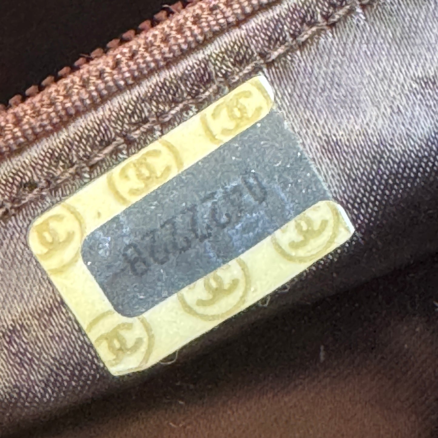 Chanel Vintage Quilted Suede Leather Charm Button Shoulder Bag