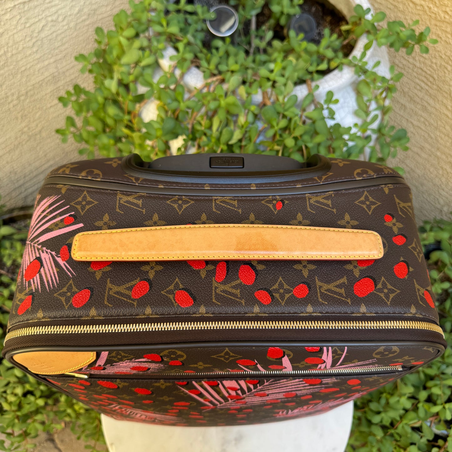 Louis Vuitton Monogram Jungle Dots Pégase Légère 55 Suitcase