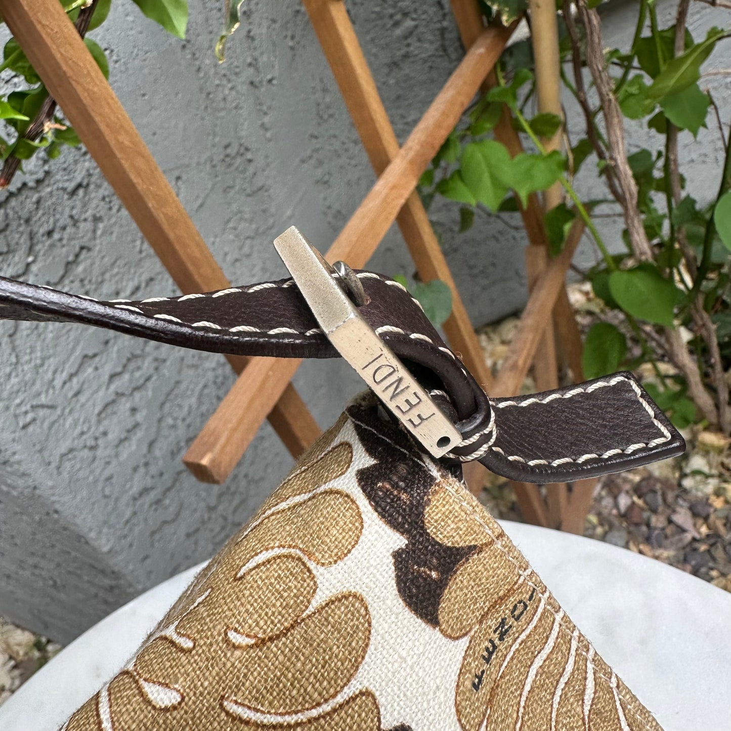 Fendi Floral Mama Baguette Shoulder Bag