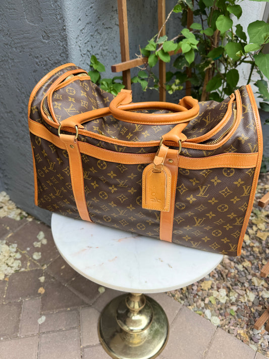 Louis Vuitton Vintage Monogram Sac Chien 50 Dog Carrier