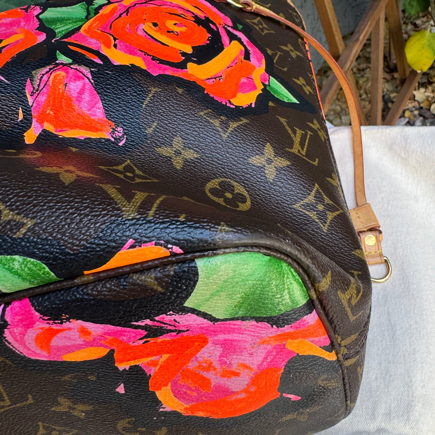 Louis Vuitton x Stephen Sprouse Rose Monogram Neverfull MM Tote