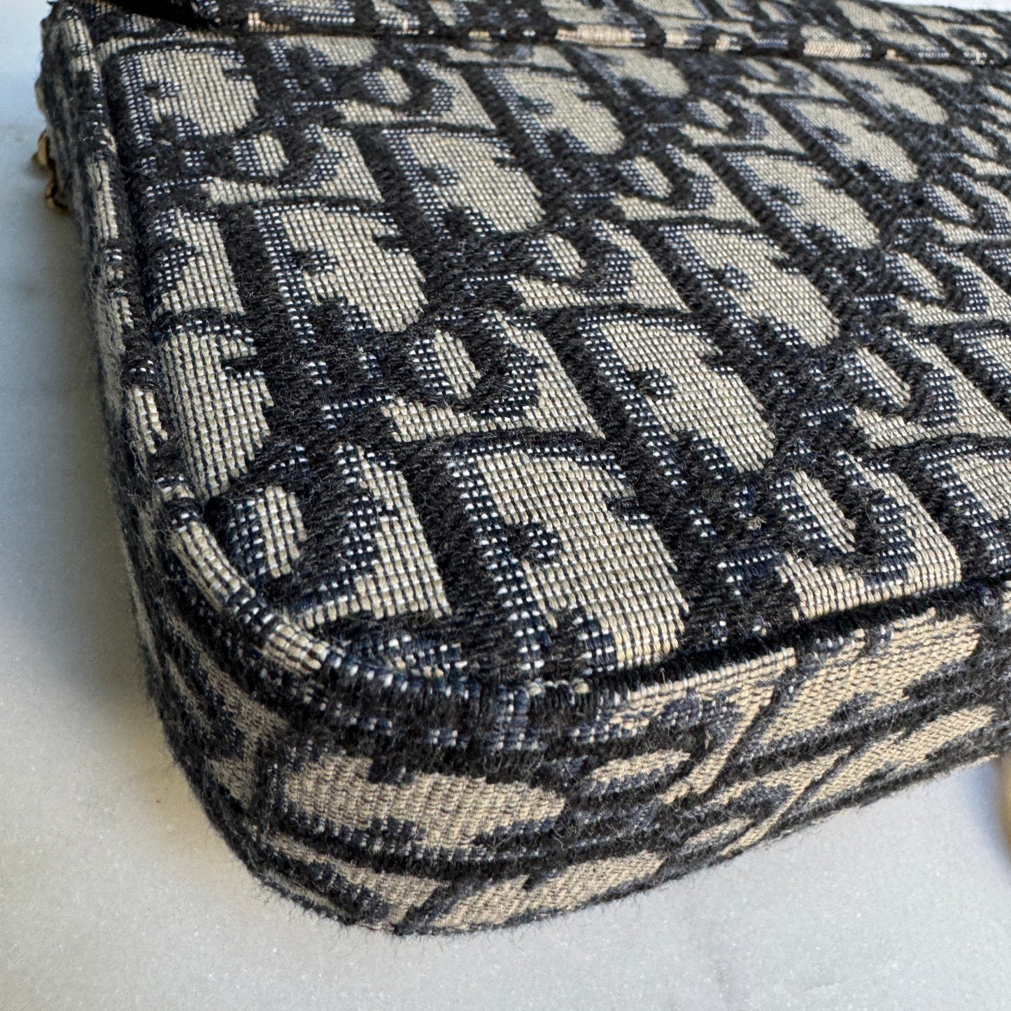 Dior Saddle Pouch with Chain Crossbody