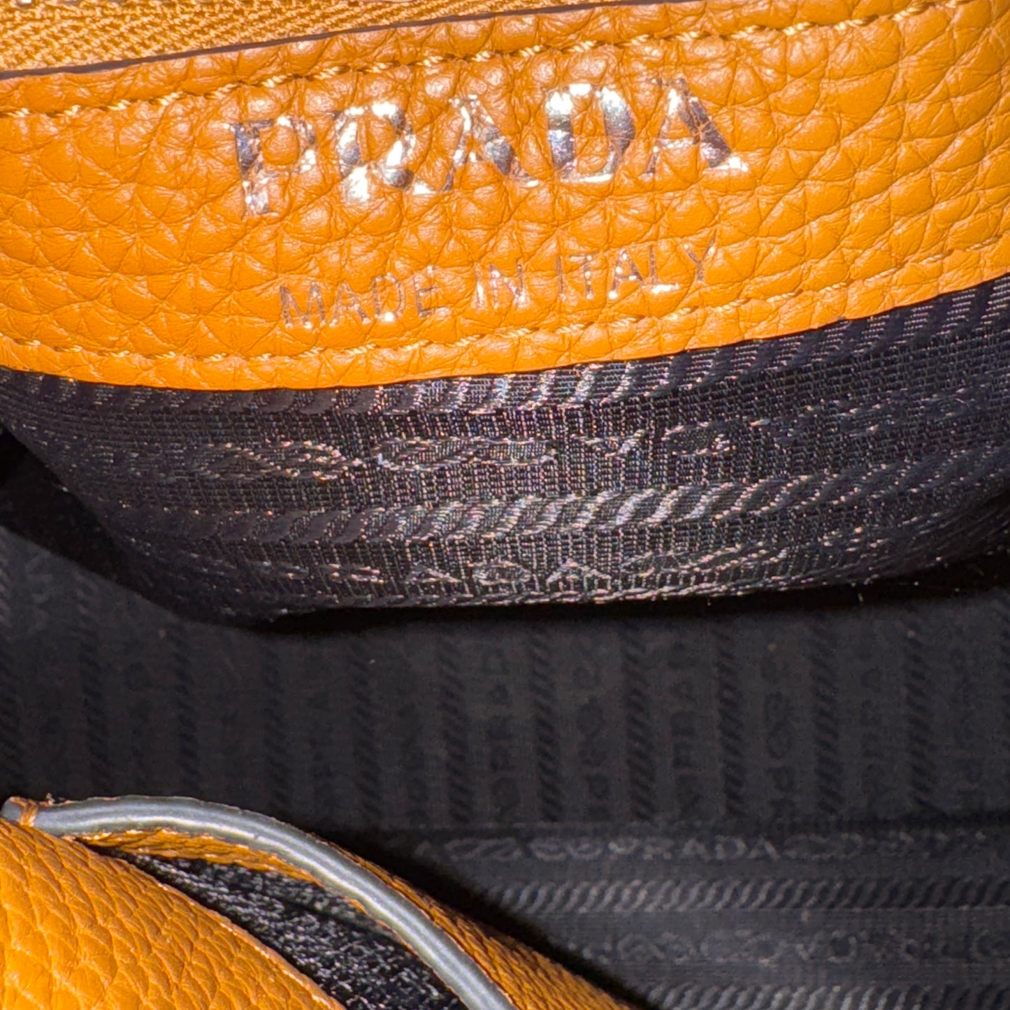 Prada Vitello Daino Hobo Leather Crossbody