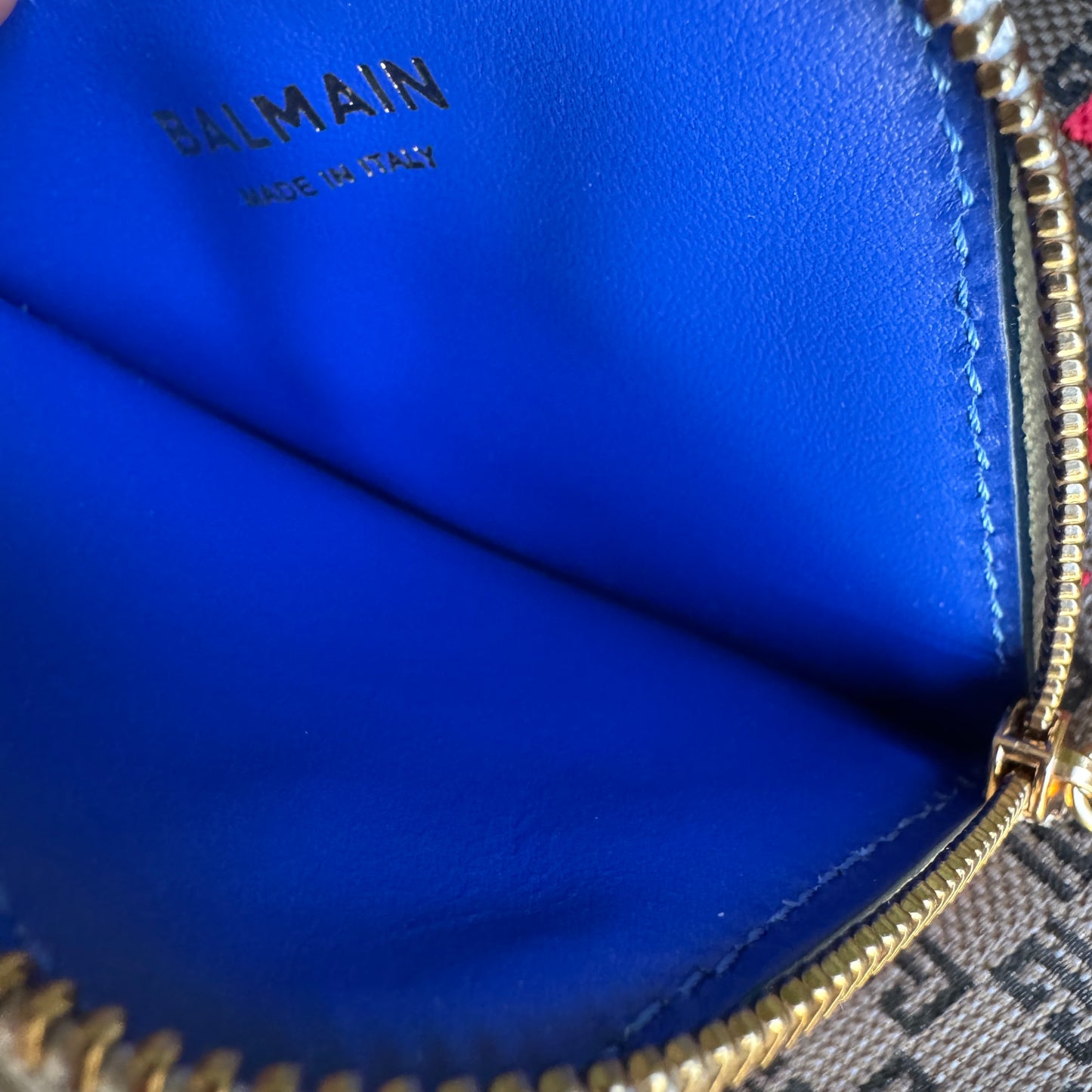 Balmain Monogram Grocery Bag Shopping Tote