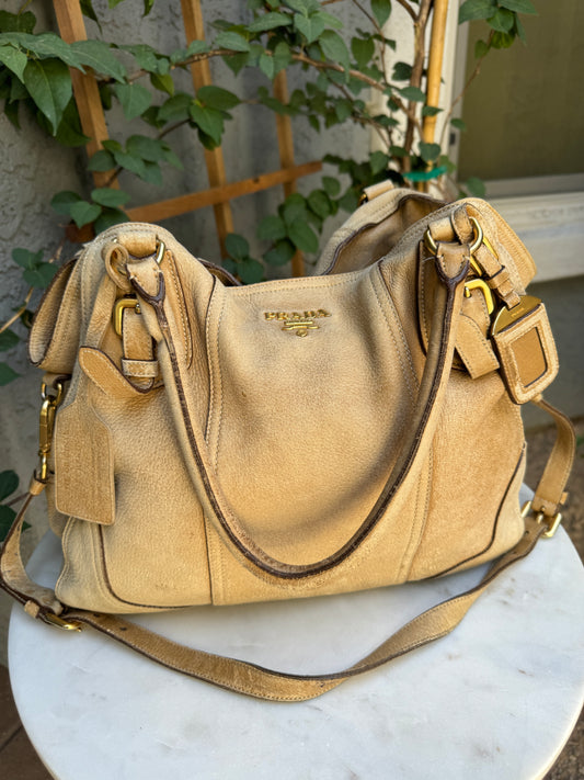 Prada Cervo Antik Satchel