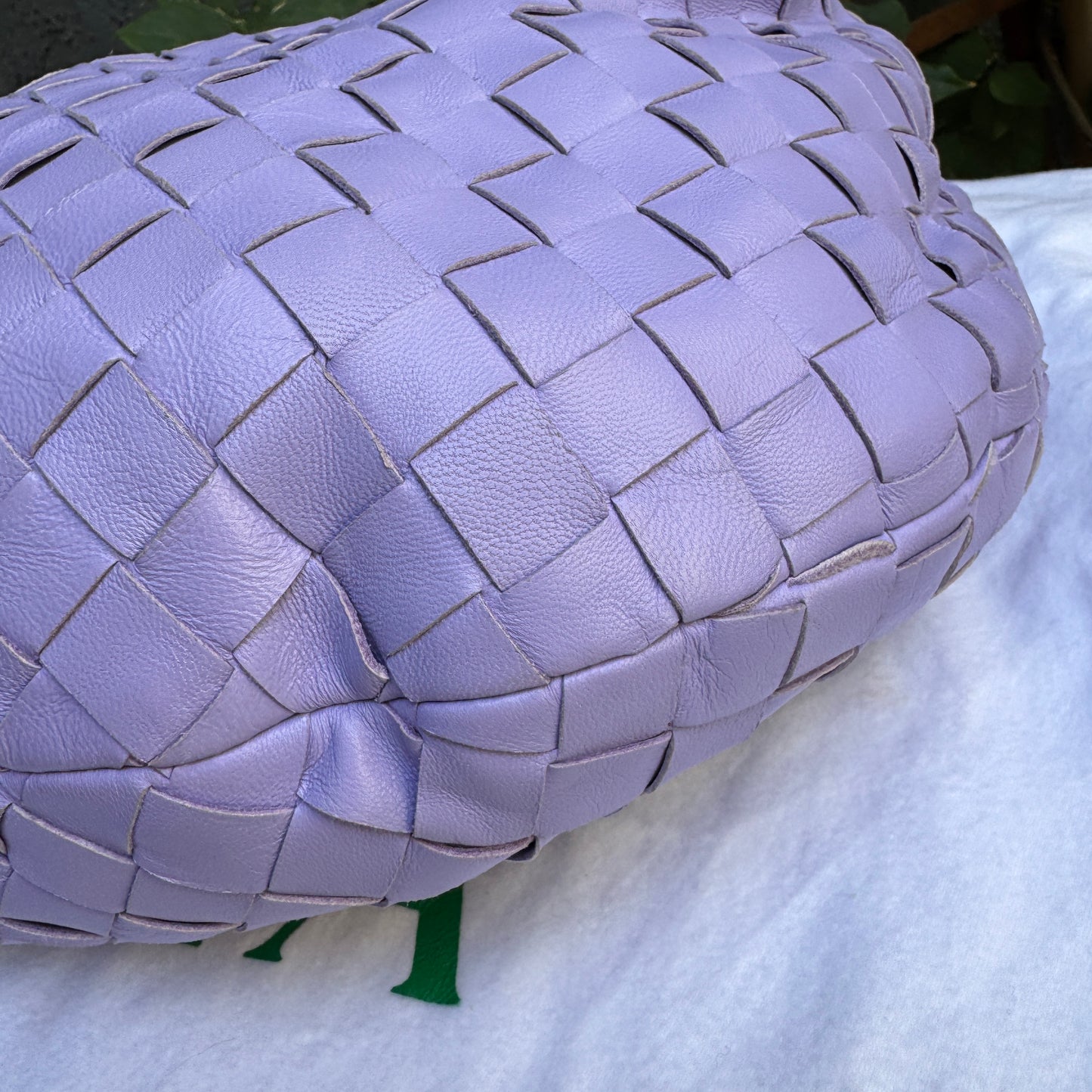 Bottega Veneta Intrecciato Woven Nappa Leather Teen Jodie Bag