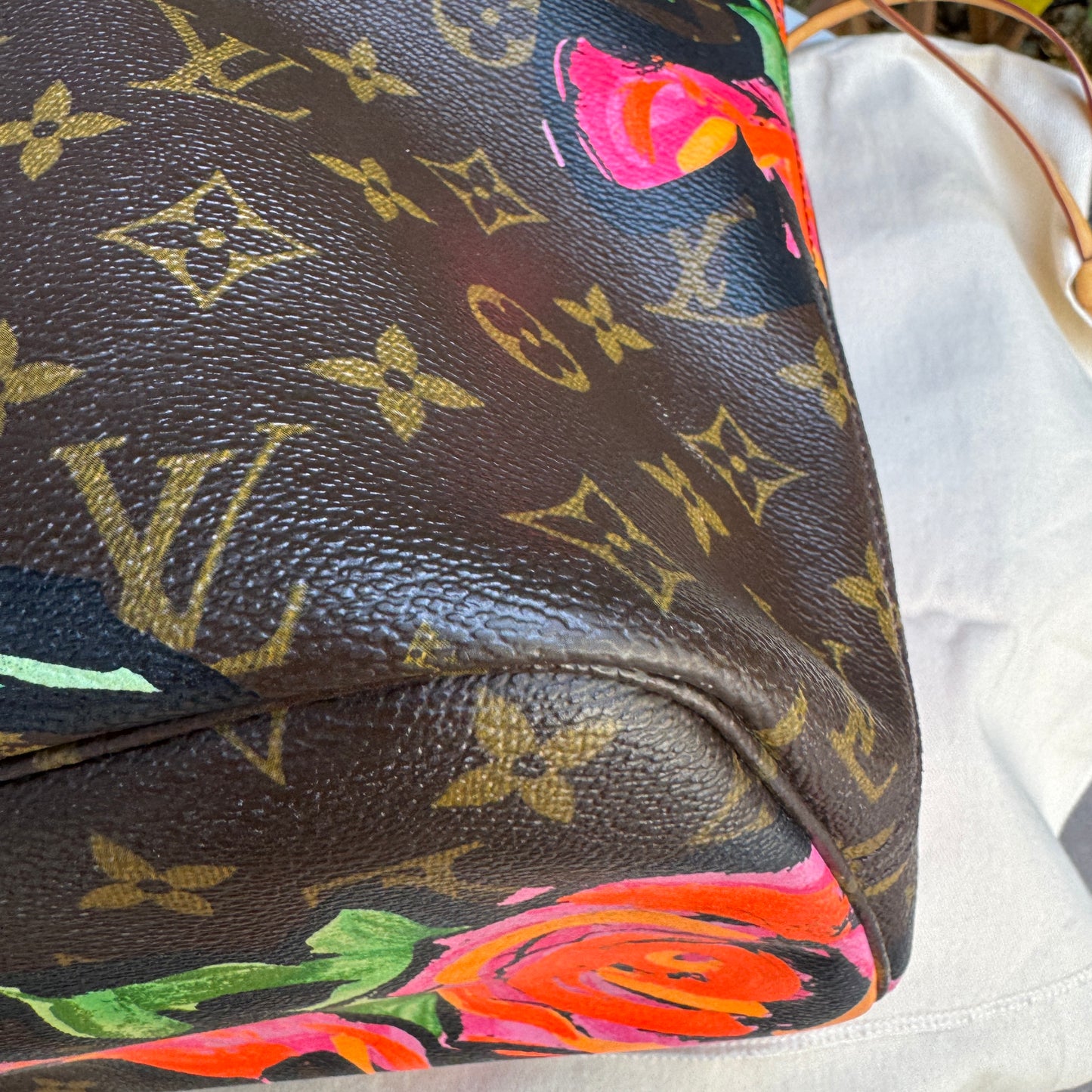 Louis Vuitton x Stephen Sprouse Rose Monogram Neverfull MM Tote