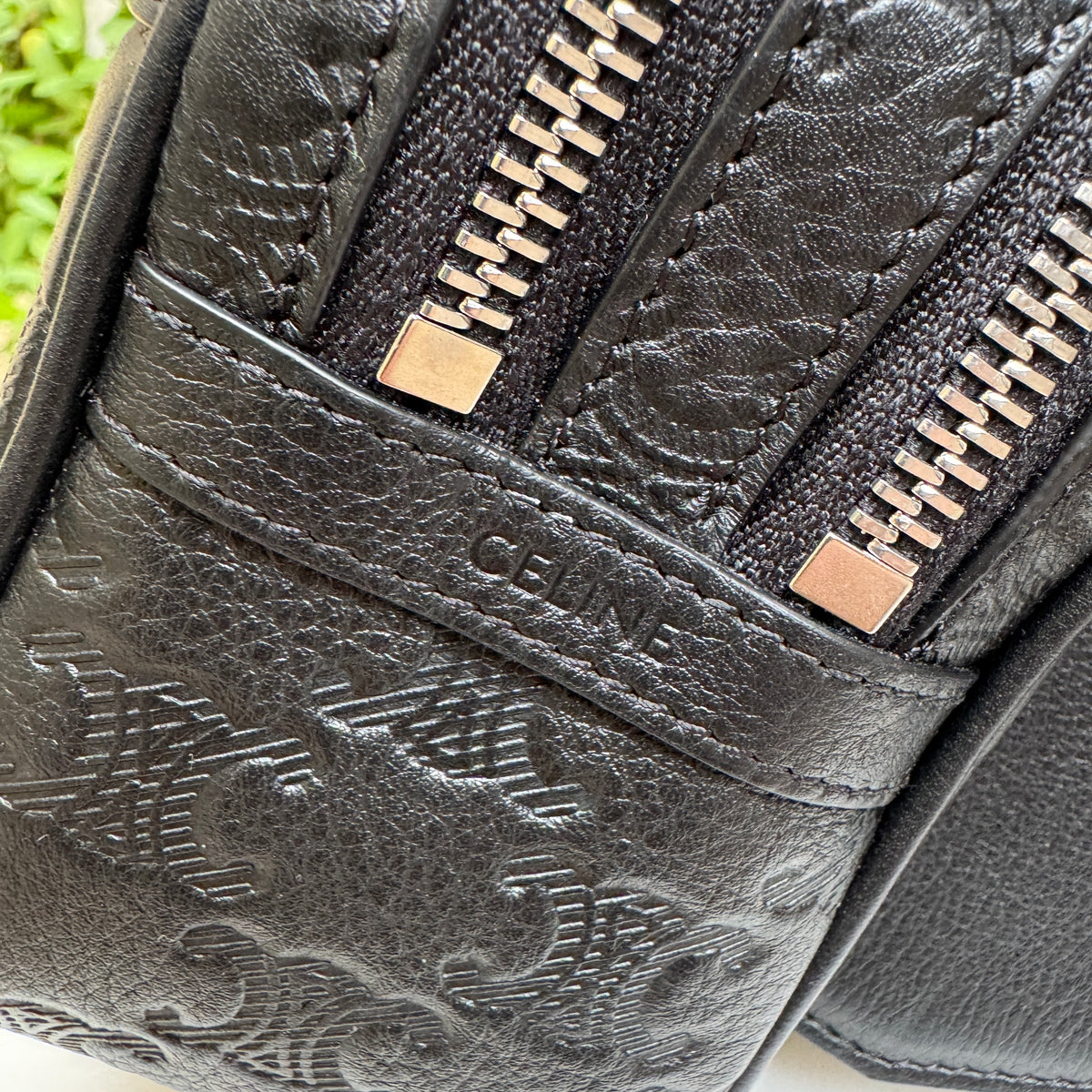 Celine Triomphe Leather Bumbag
