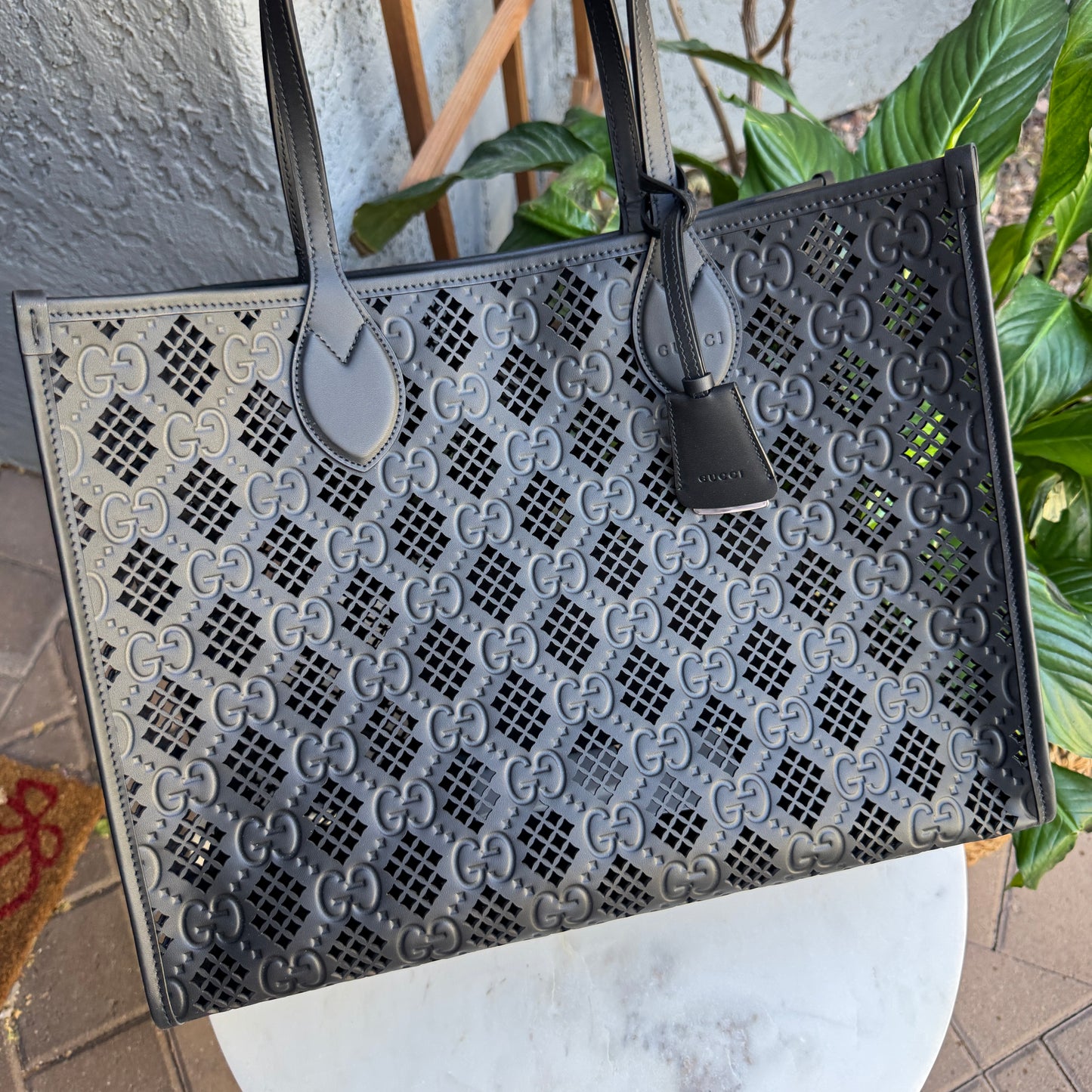 Gucci Ophidia Perforated Tote Bag