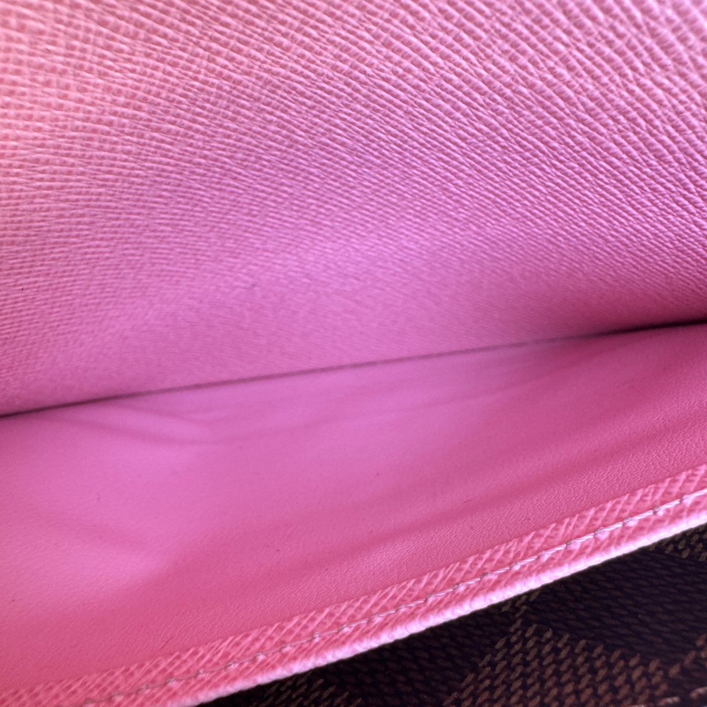 Louis Vuitton Limited Edition Studded Damier Ebene Sarah Wallet