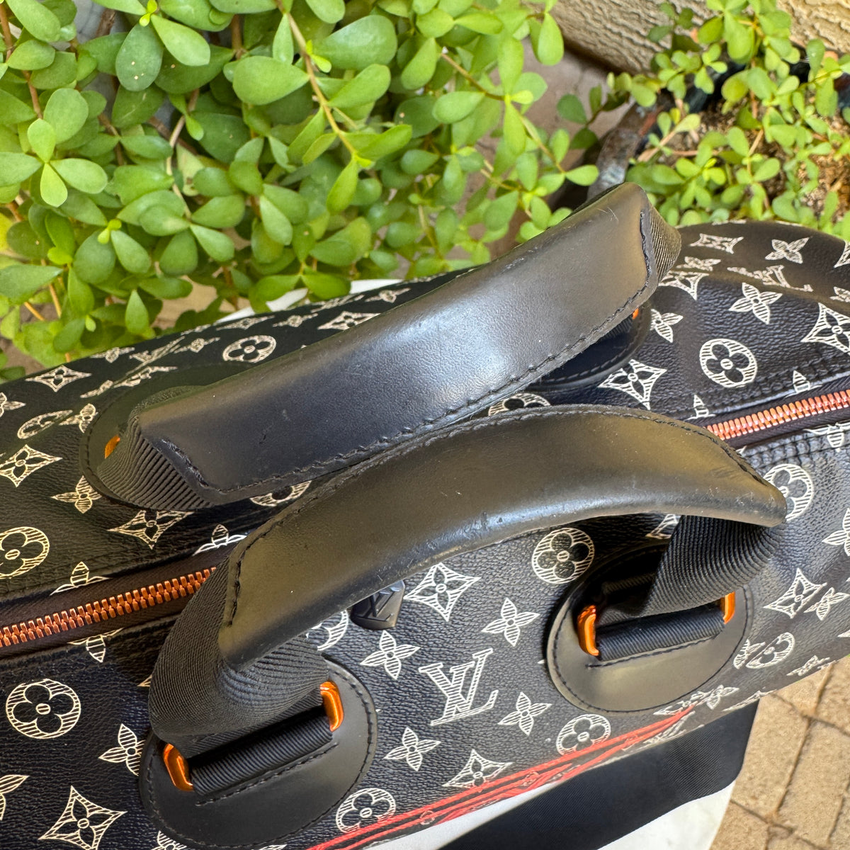Louis Vuitton Monogram Ink Upside Down Speedy Bandouliere 40