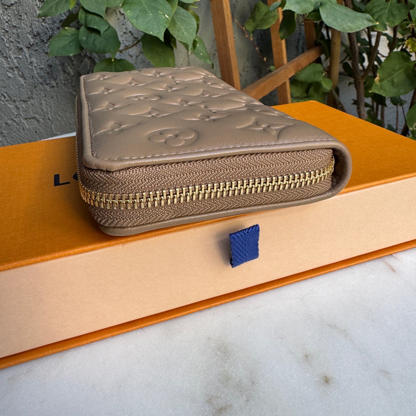 Louis Vuitton Coussin Empreinte Monogram Leather Zippy Wallet