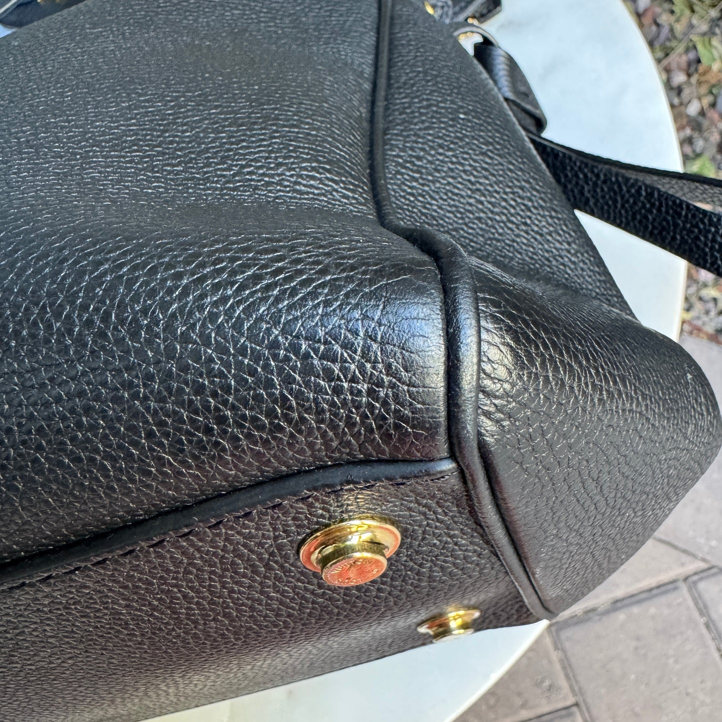 Louis Vuitton Milla MM Leather Tote