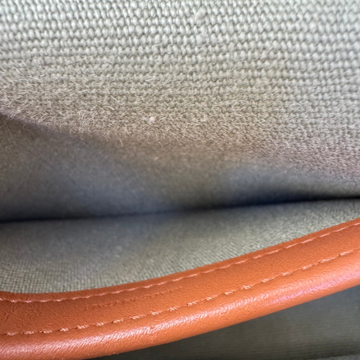 Celine Matelassé Triomphe Canvas Chain Shoulder Bag