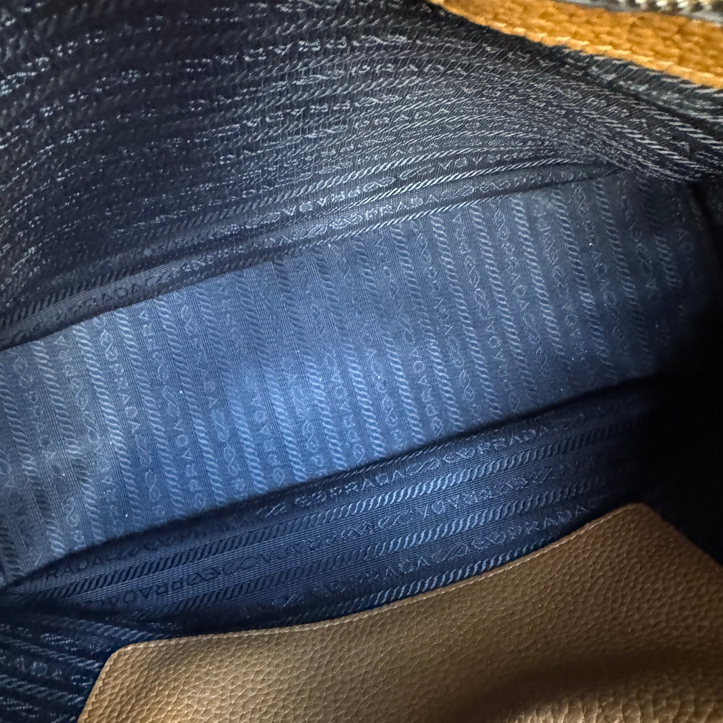 Prada Vitello Daino Hobo Leather Crossbody