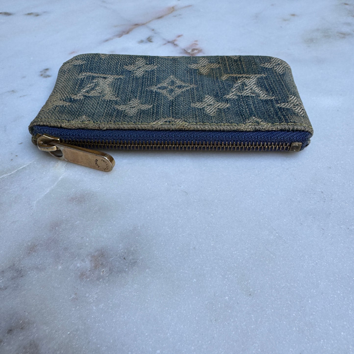 Louis Vuitton Monogram Denim Keychain Pouch