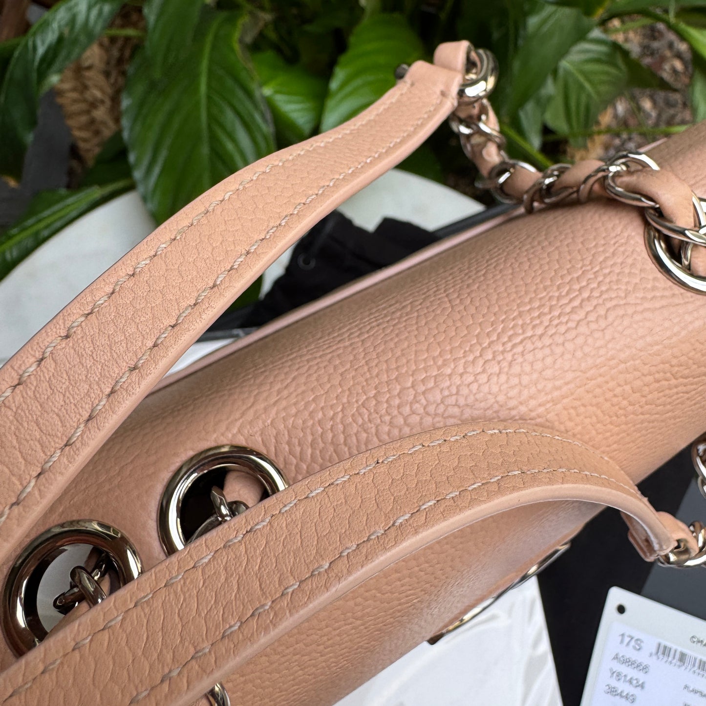 Chanel Caviar Leather CC Box Flap Bag