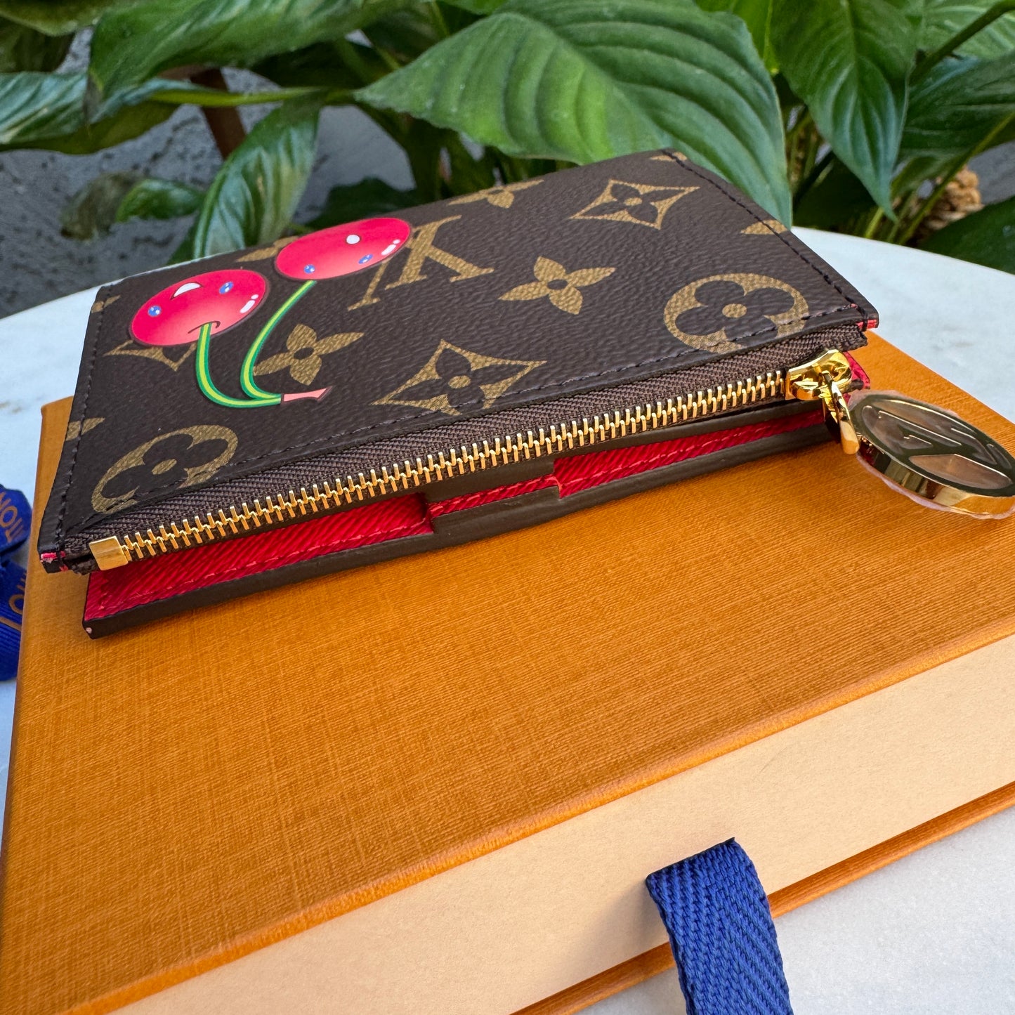 Louis Vuitton x Takashi Murakami Monogram Cerises Lisa Wallet