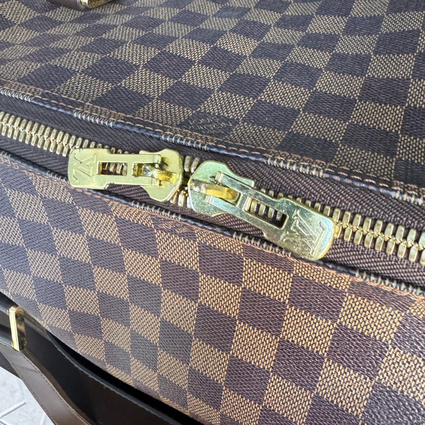 Louis Vuitton Vintage Damier Ebene Golf Cup Sac Polochon 55 Duffle