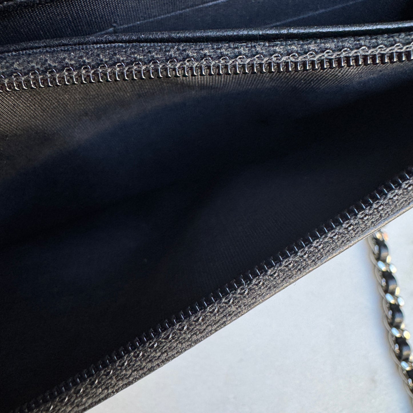 Chanel Fluo Boy Nylon WOC Wallet on Chain Crossbody