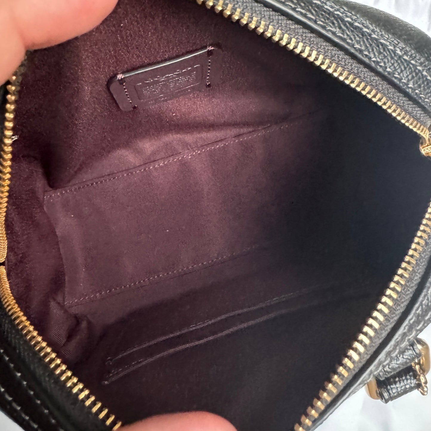 Coach Mini Rowan Leather Boston Crossbody