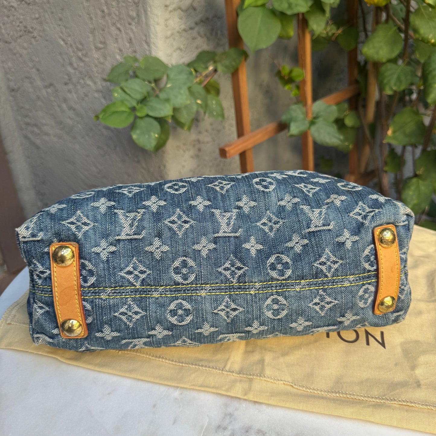 Louis Vuitton Monogram Denim Baggy PM Shoulder Bag