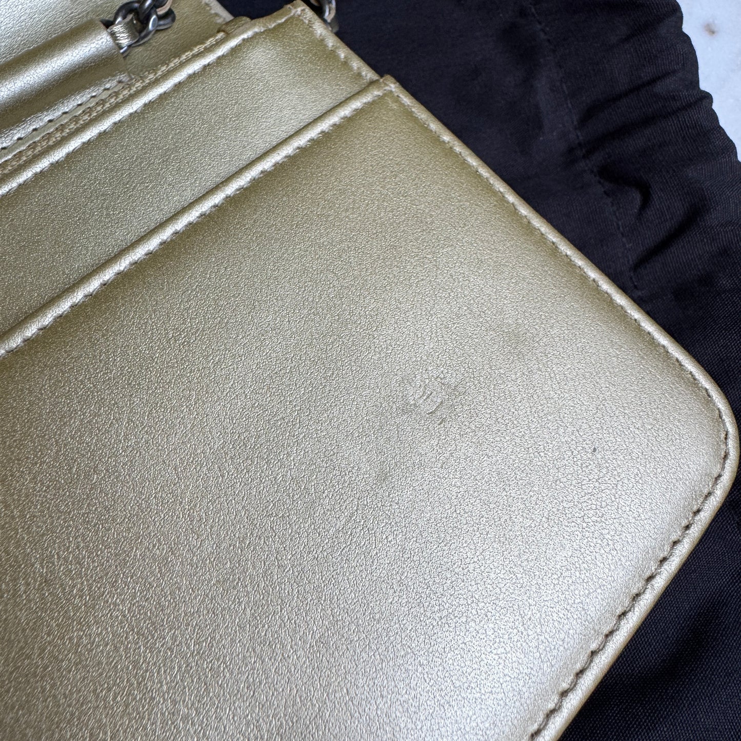 Chanel Gabrielle WOC Quilted Aged Calfskin Crossbody