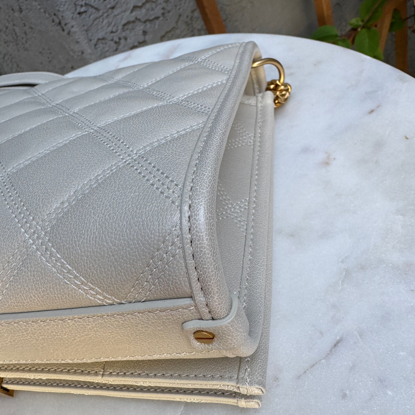 Saint Laurent Quilted Small Becky Shoulder Bag