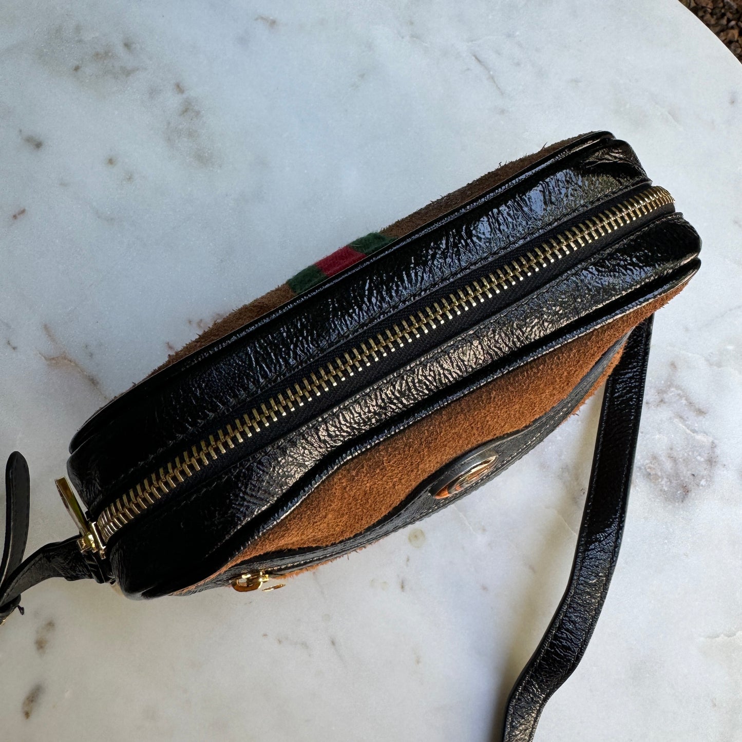 Gucci Ophidia Suede Crossbody