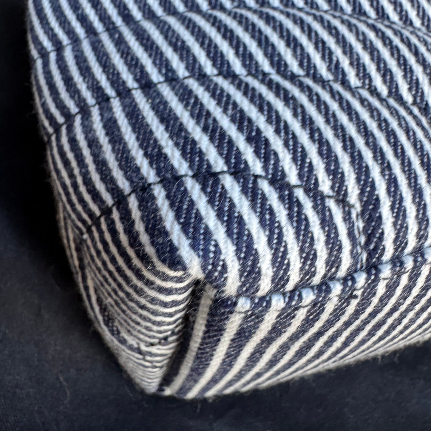 Saint Laurent Small Loulou Striped Chain Crossbody