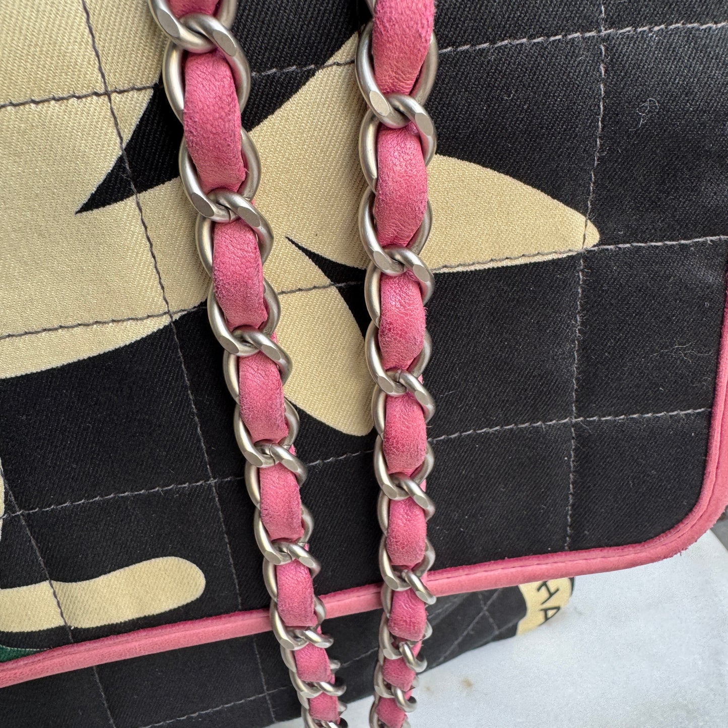 Chanel Vintage Reissue Single Flap Quilted Chocolate Bar Shoulder Bag